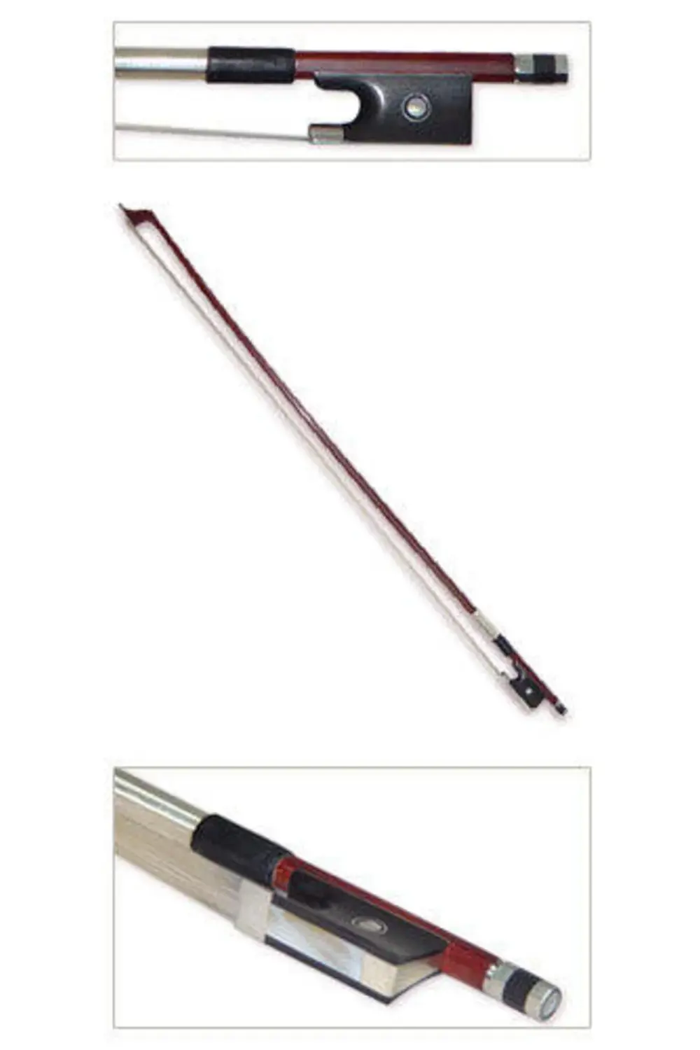 CEBW20034RS CELLO YAY, SCALE (3/4), BREZİLYA AĞACI, GÜMÜŞ BALA CE