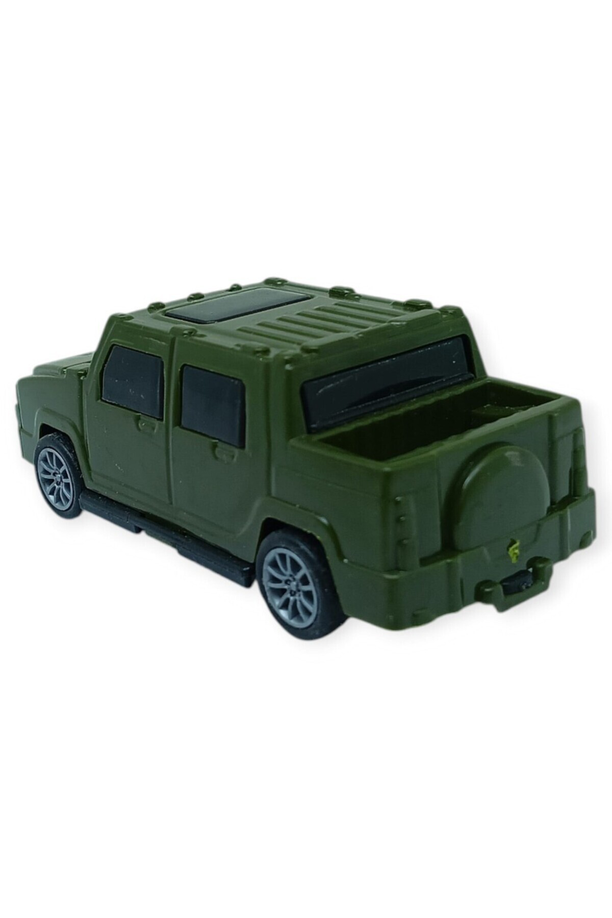 Çek Bırak Arabalar 10 Cm - Yeşil Çift Kabin Pick-Up (Lisinya)
