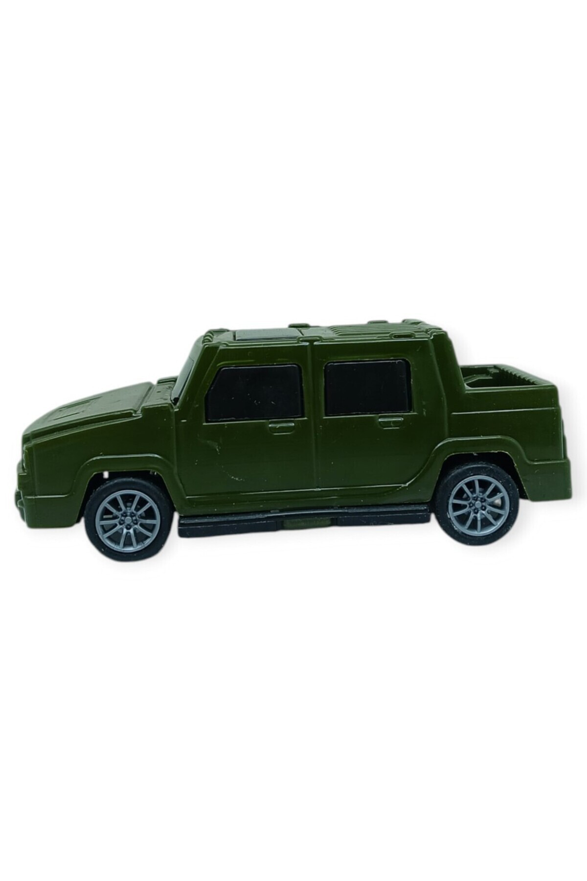 Çek Bırak Arabalar 10 Cm - Yeşil Çift Kabin Pick-Up (Lisinya)