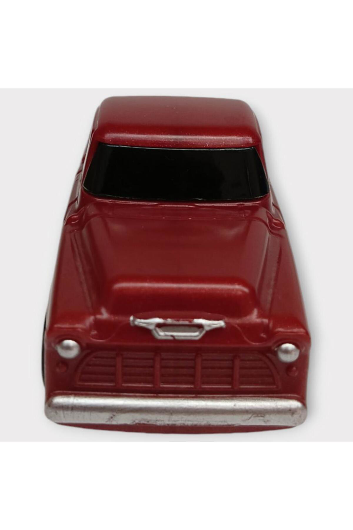 Bayraktar Plastik Çek Bırak Arabalar 10 Cm - Kırmızı Pick-Up