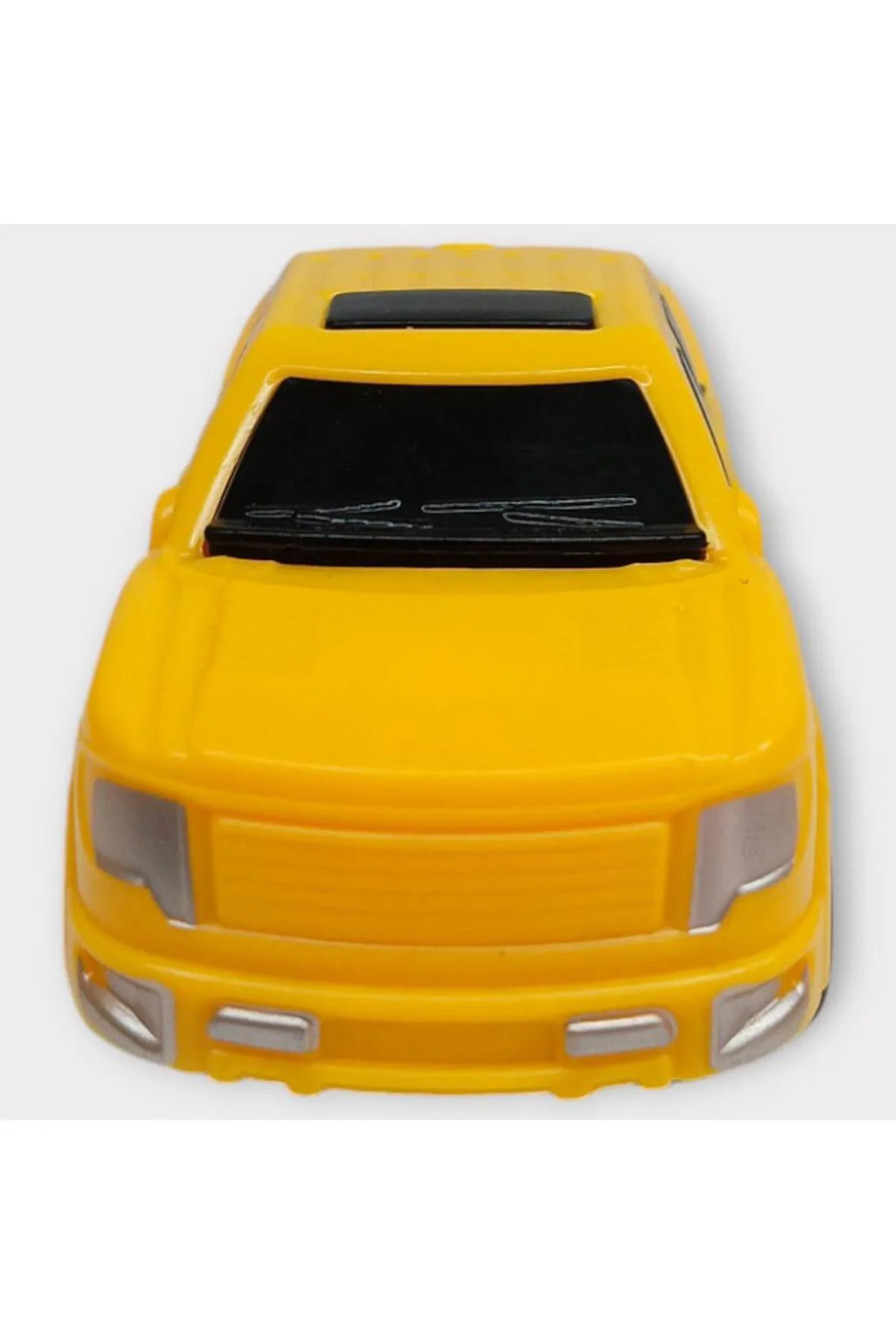 Çek Bırak Arabalar 10 Cm - Sarı Pick-Up (Lisinya)