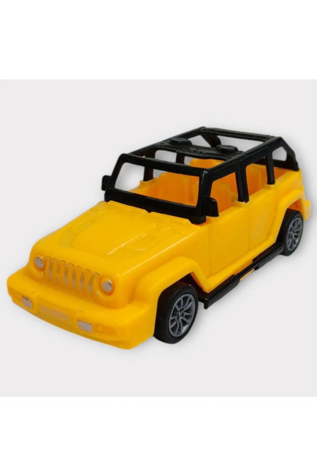 Çek Bırak Arabalar 10 Cm - Sarı Jeep (Lisinya)