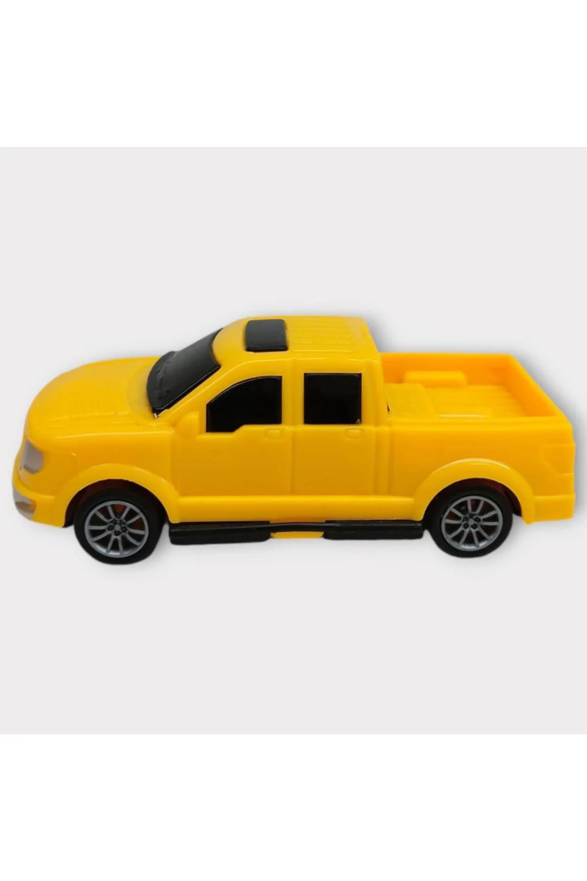 Çek Bırak Arabalar 10 Cm - Sarı Pick-Up (Lisinya)