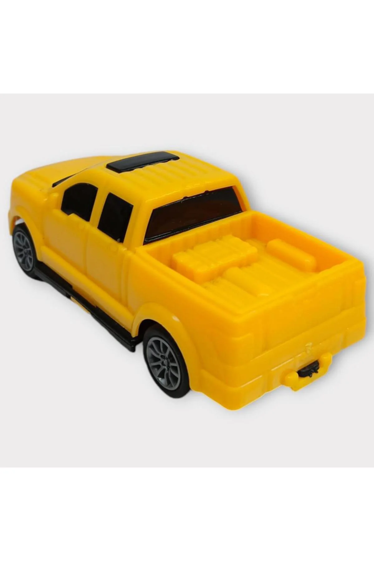 Çek Bırak Arabalar 10 Cm - Sarı Pick-Up (Lisinya)
