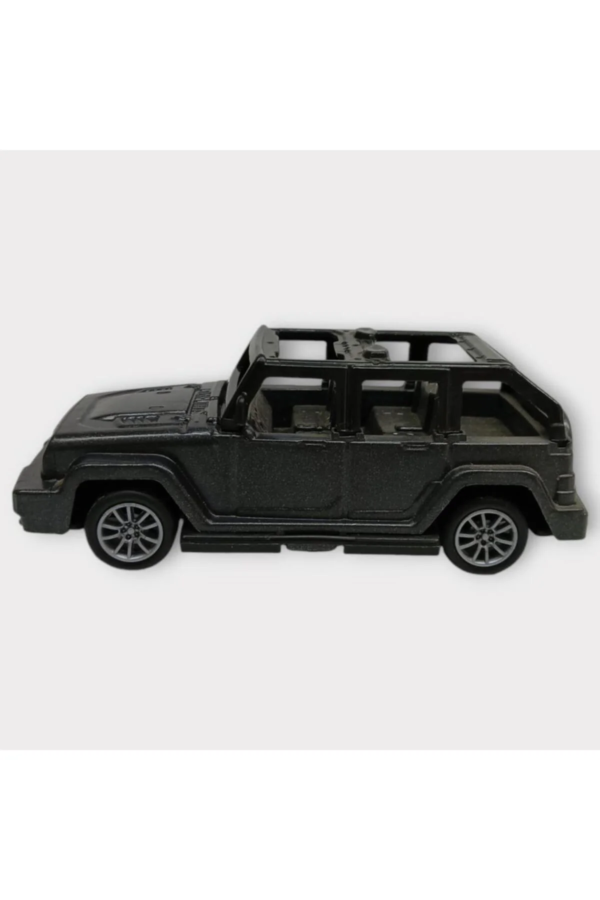 Çek Bırak Arabalar 10 Cm - Siyah Jeep (Lisinya)
