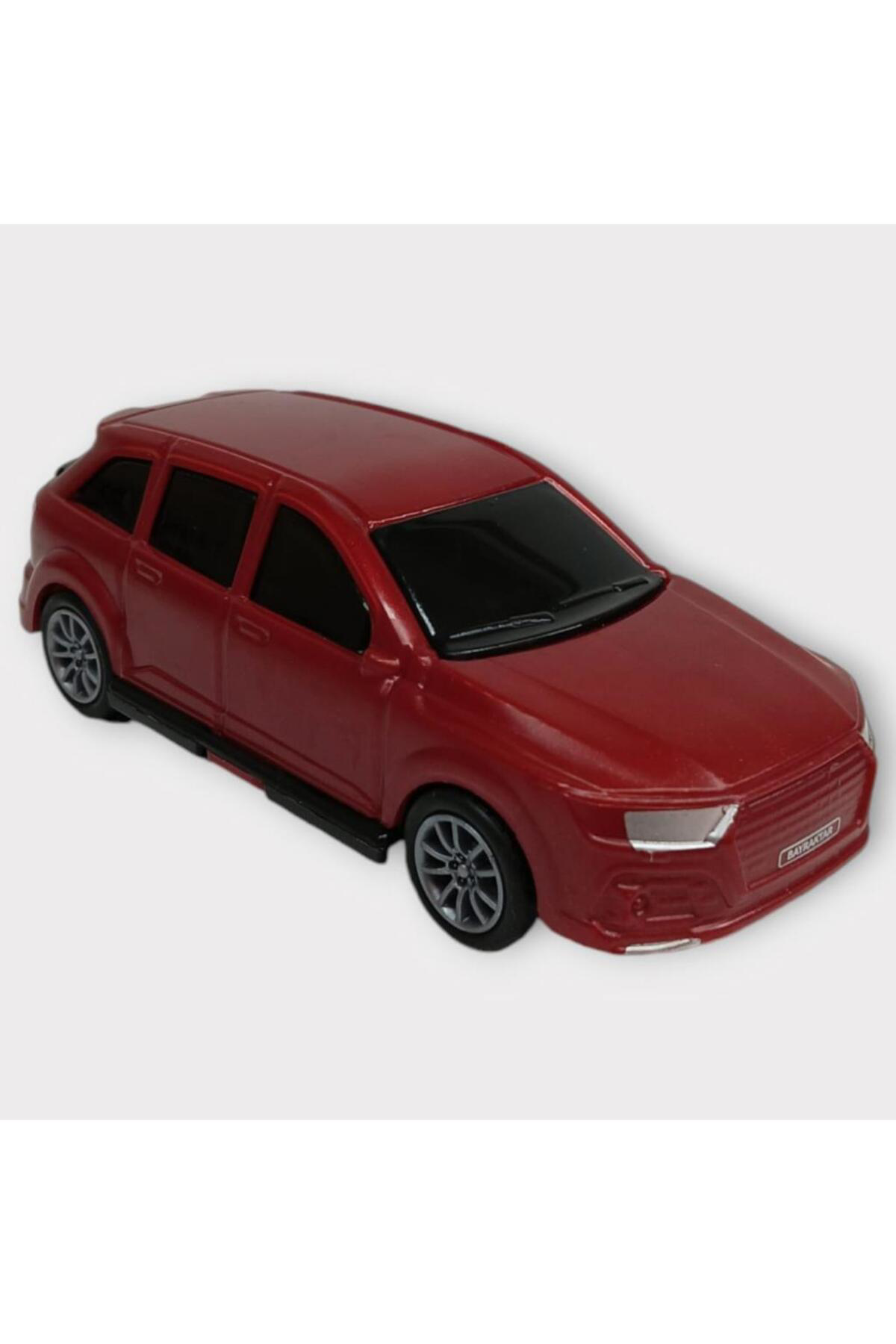 Bayraktar Plastik Çek Bırak Arabalar 10 Cm - Kırmızı Hatchback