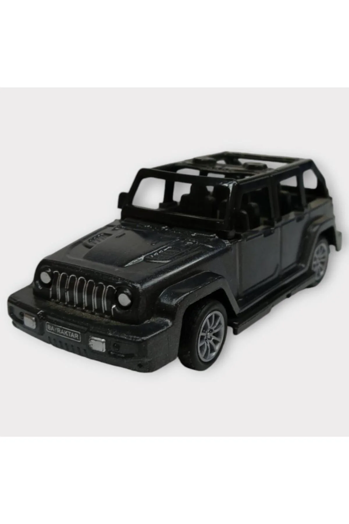 Çek Bırak Arabalar 10 Cm - Siyah Jeep (Lisinya)