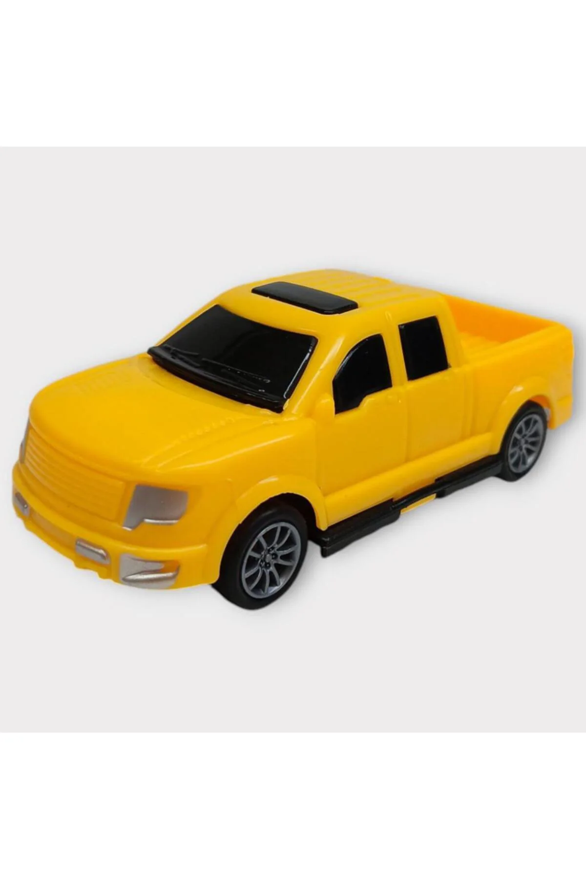 Çek Bırak Arabalar 10 Cm - Sarı Pick-Up (Lisinya)