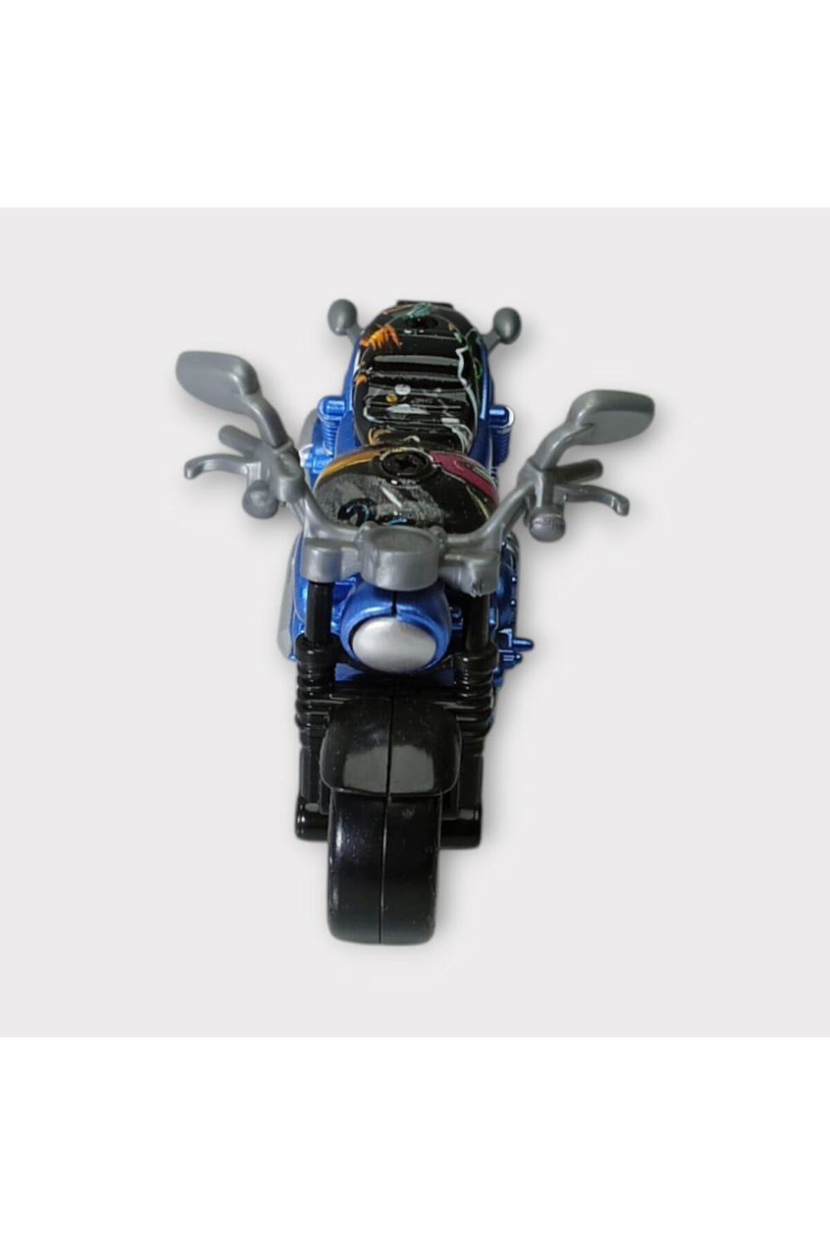 Mulvix Çek Bırak Custom Motorsiklet 9 Cm - Mavi