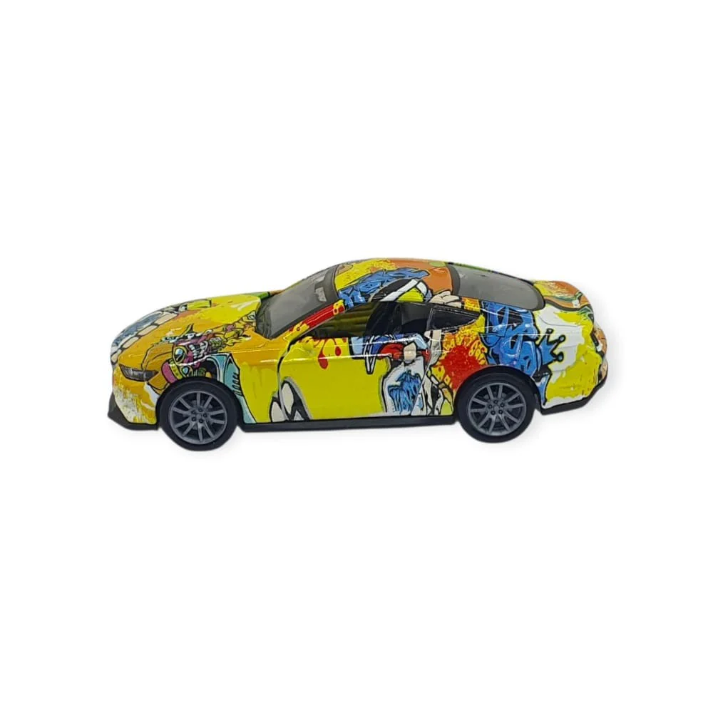 Çek Bırak Grafity Araba Metal -K174C1 - Sarı - 1 ADET
