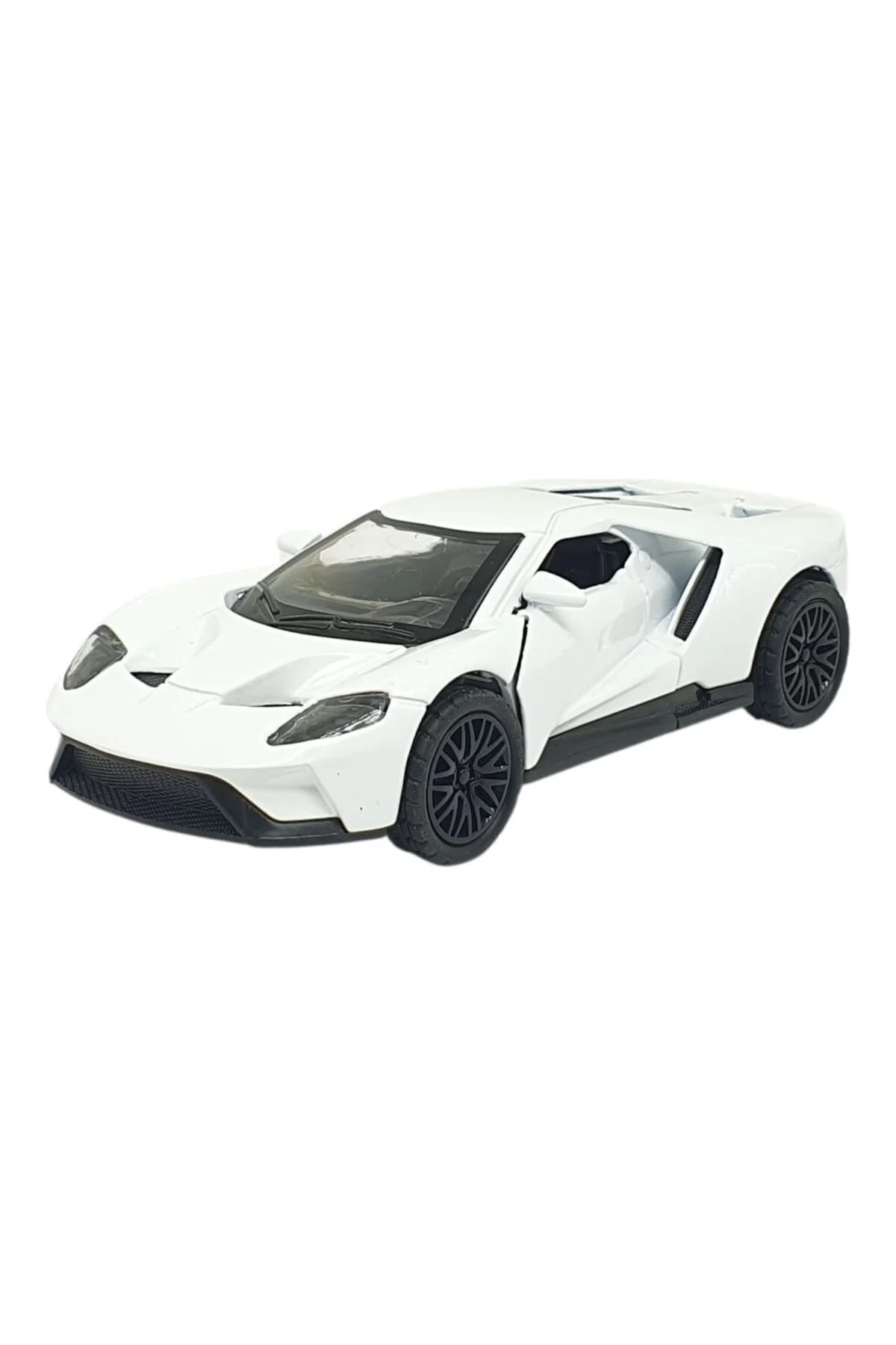 Çek Bırak Metal Arabalar 13 cm - SR2211- Beyaz (Lisinya)