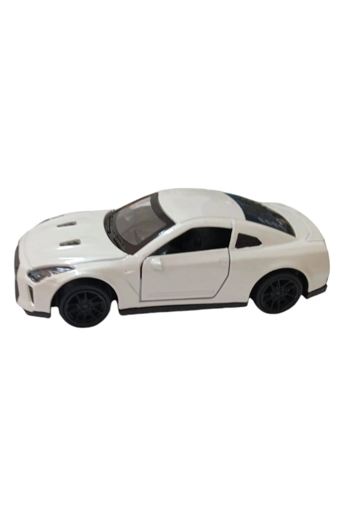 Çek Bırak Metal Araba - 4311E - Beyaz (Lisinya)