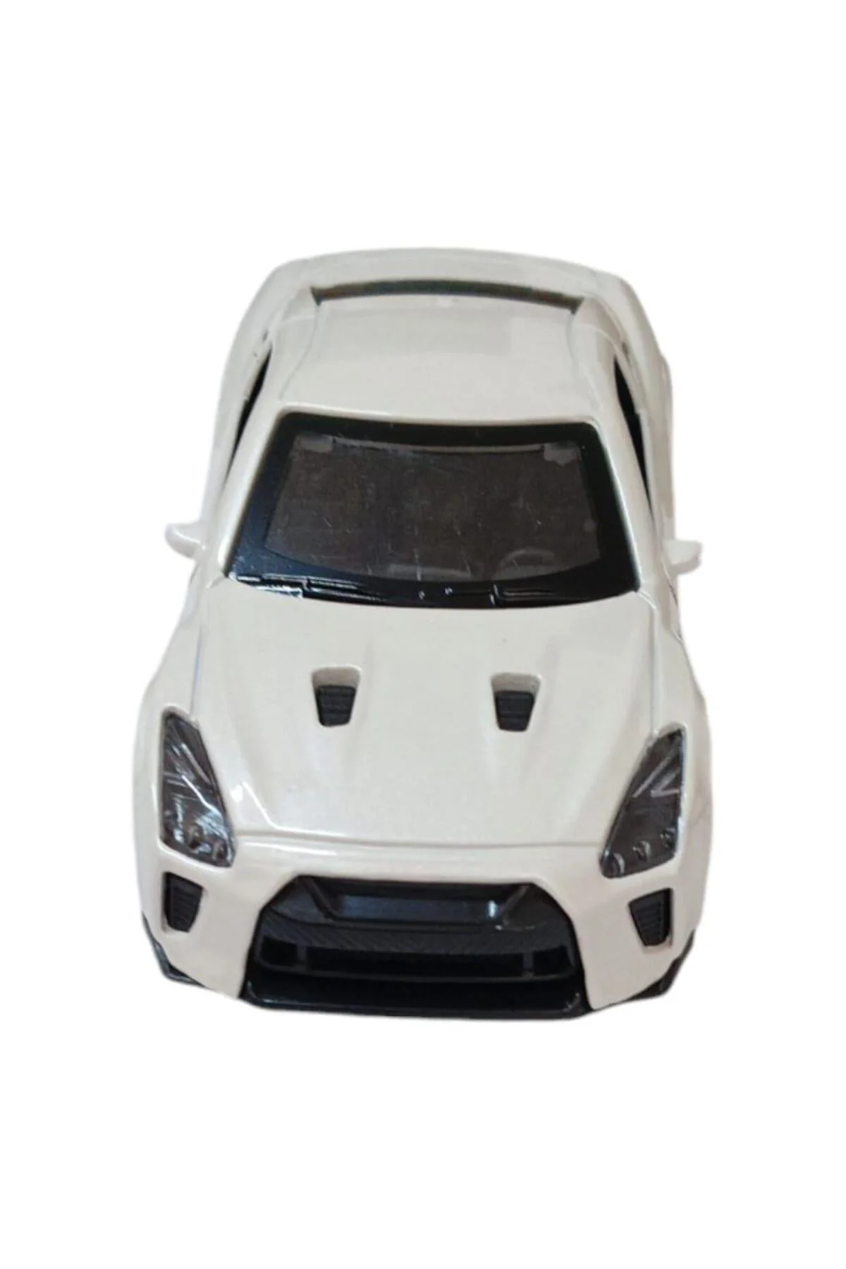 Çek Bırak Metal Araba - 4311E - Beyaz (Lisinya)