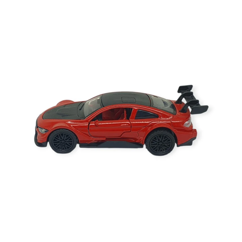 Çek Bırak Metal Arabalar  cm - 3671C - Kırmızı - 1 ADET