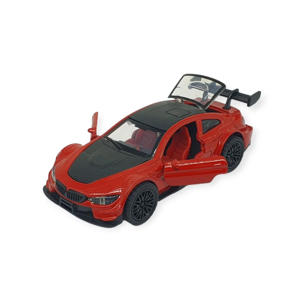 Çek Bırak Metal Arabalar  cm - 3671C - Kırmızı - 1 ADET