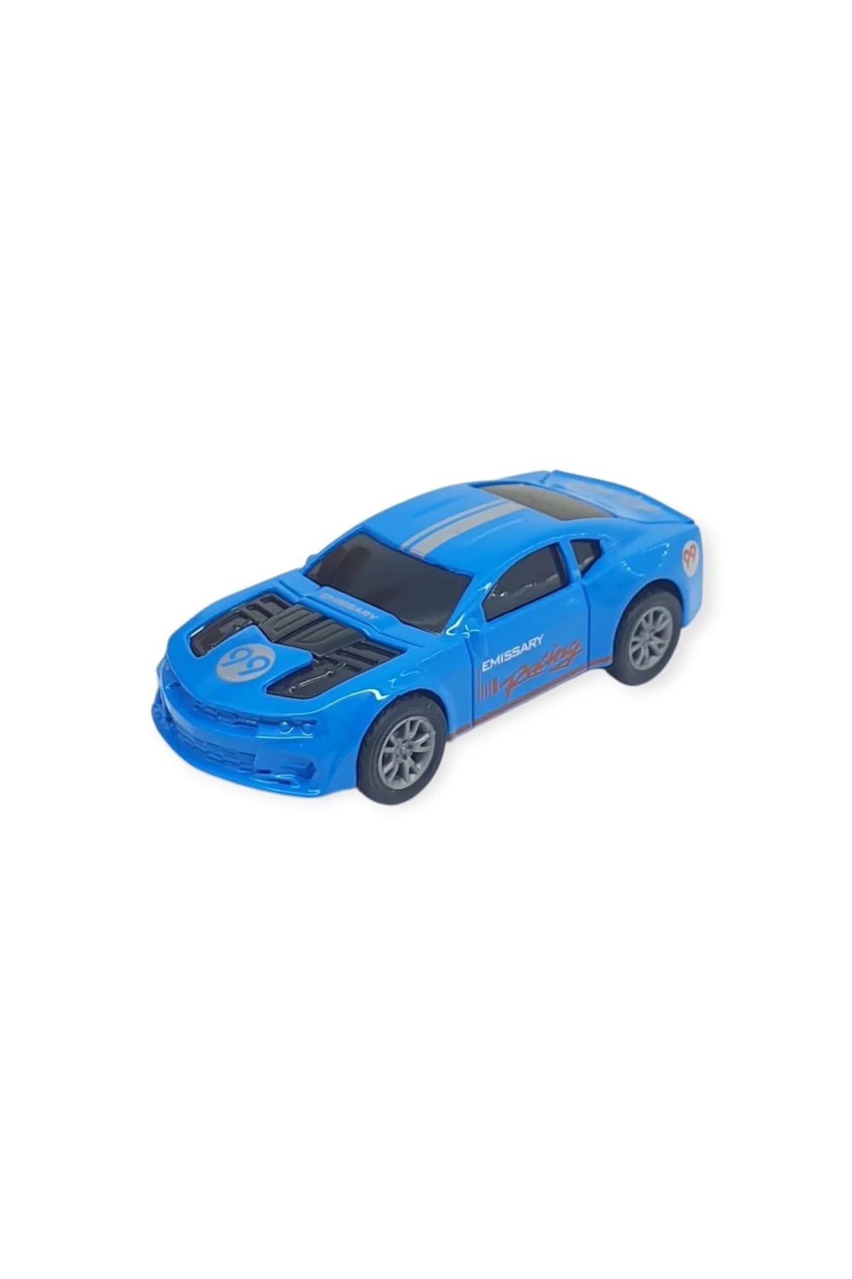 Çek Bırak Metal Küçük Arabalar 8 cm - SH40031 - Mavi Racing (Lisi