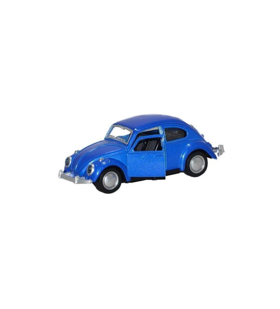 Çek Bırak Metal Retro Vosvos Araba  - 6636-18T - 1 ADET