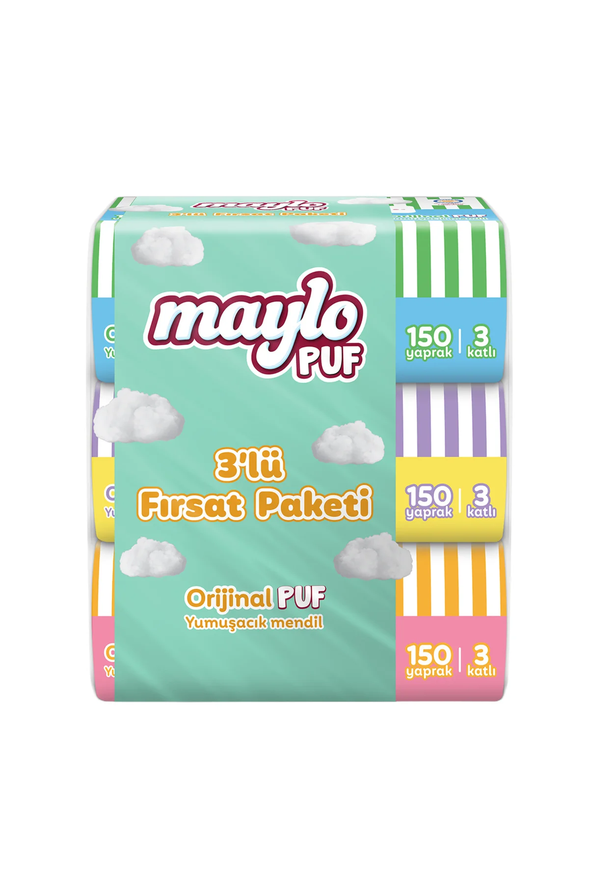 Çek Kullan Puf Mendil 150 Yaprak X 3 Adet Fiyatı, Yorumları ve Özellikleri