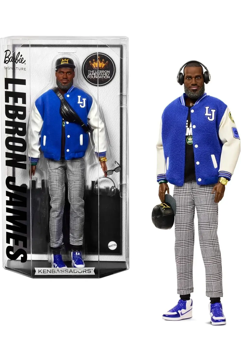 ceketi, kulaklık ve güneş gözlüğü gibi aksesuarlarıyla uygun Sign