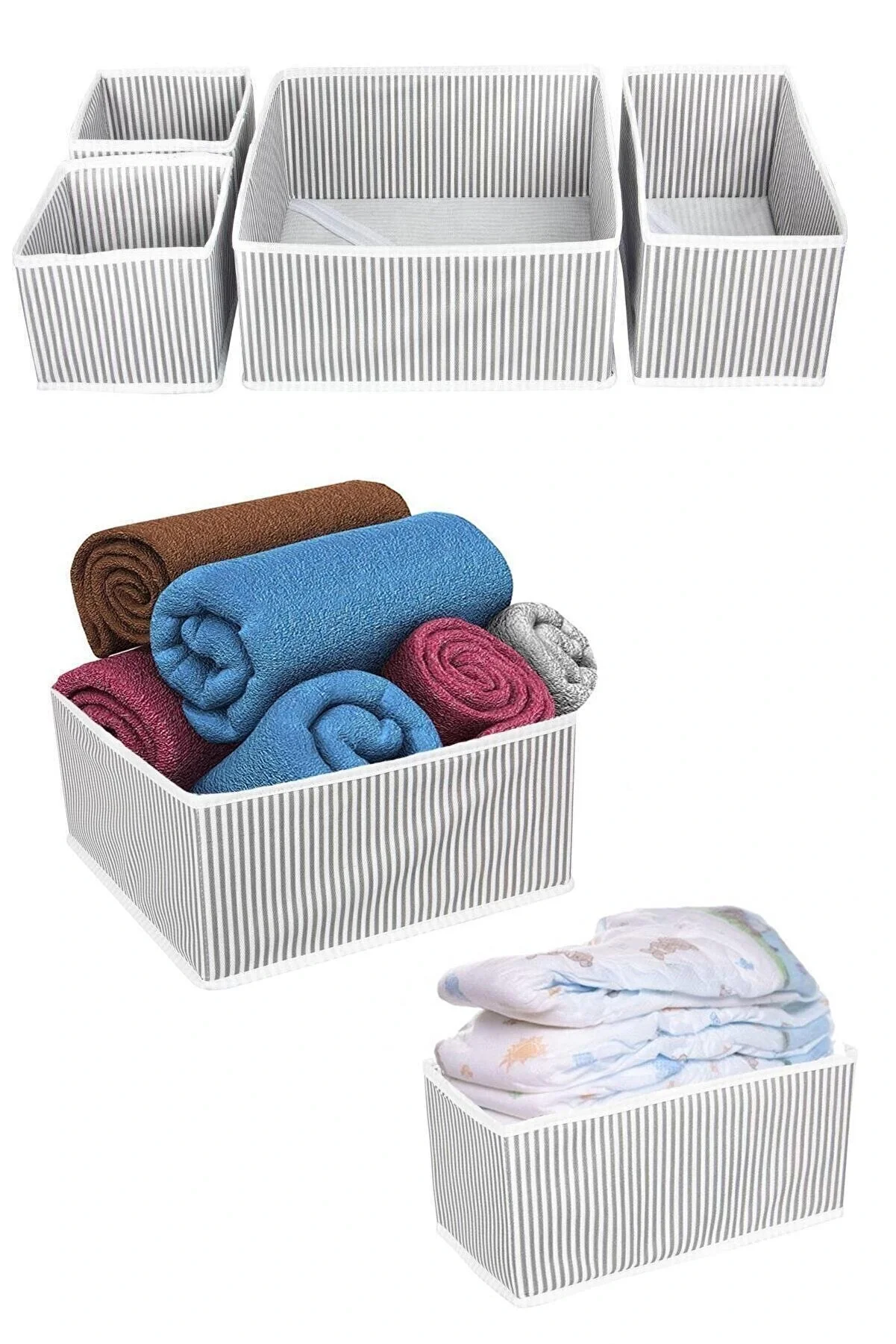 Çekmece Düzenleme Kutu Seti Organizer 4lü Set Çekmece Düzenleme Kutu Seti Organizer 4lü Set