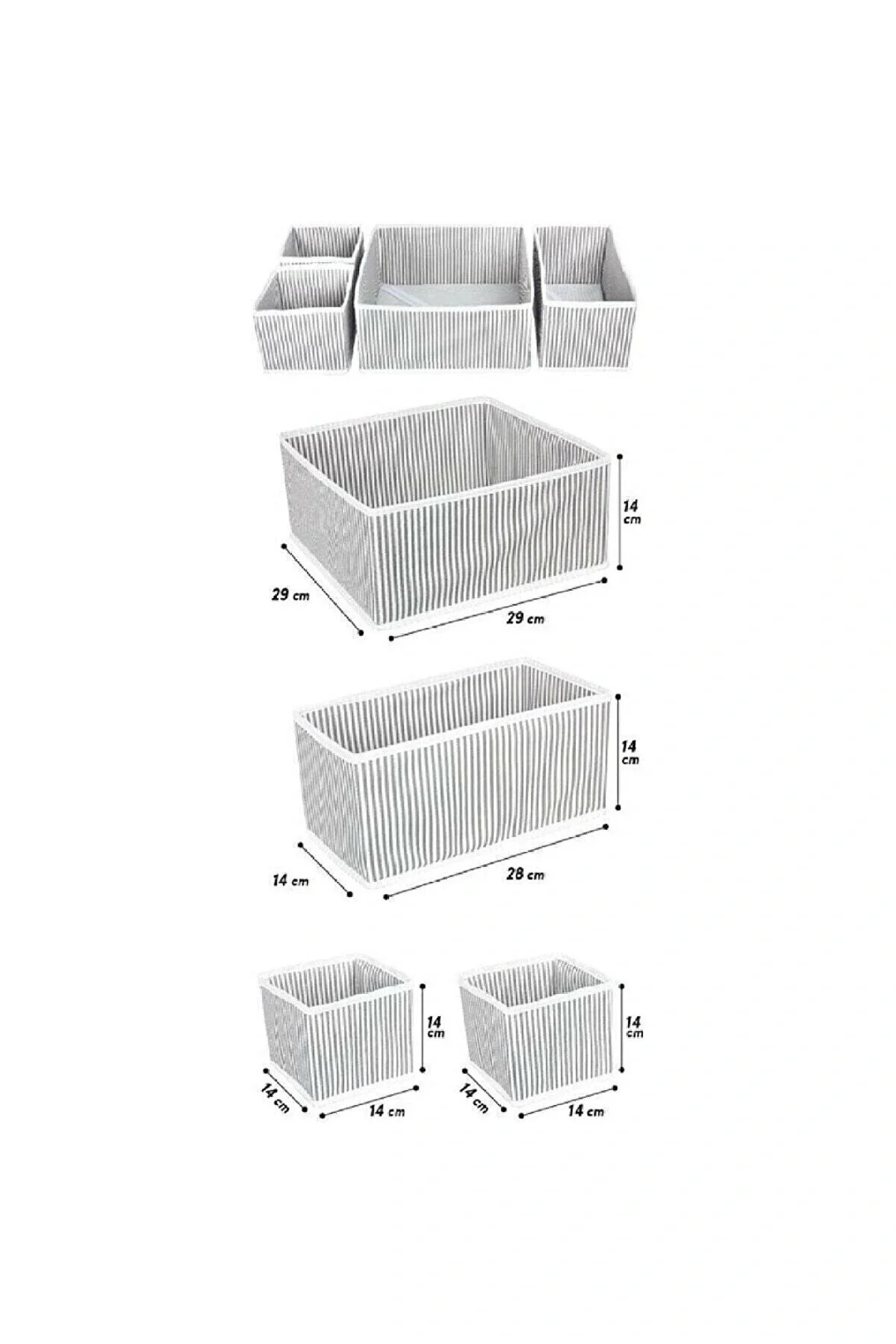 Çekmece Düzenleme Kutu Seti Organizer 4lü Set Çekmece Düzenleme Kutu Seti Organizer 4lü Set