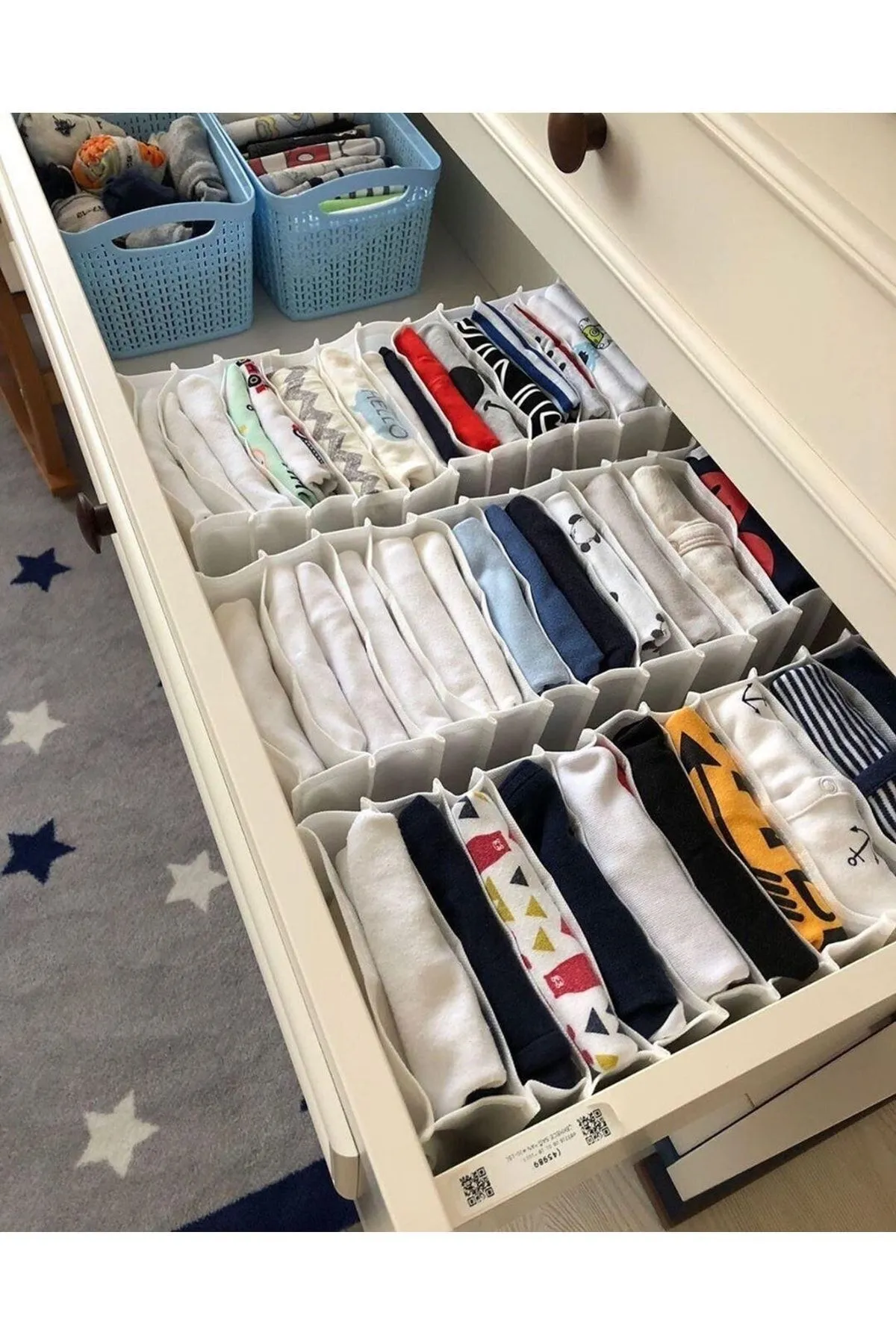 Just Cheap Store Çekmece İçi Akordiyon Organizer (M) - 15X43x14cm Ev355