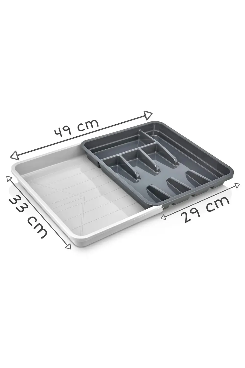 Çekmece İçi Boyutu Ayarlanabilen Çatal Kaşık Bıçak Düzenleyici, K