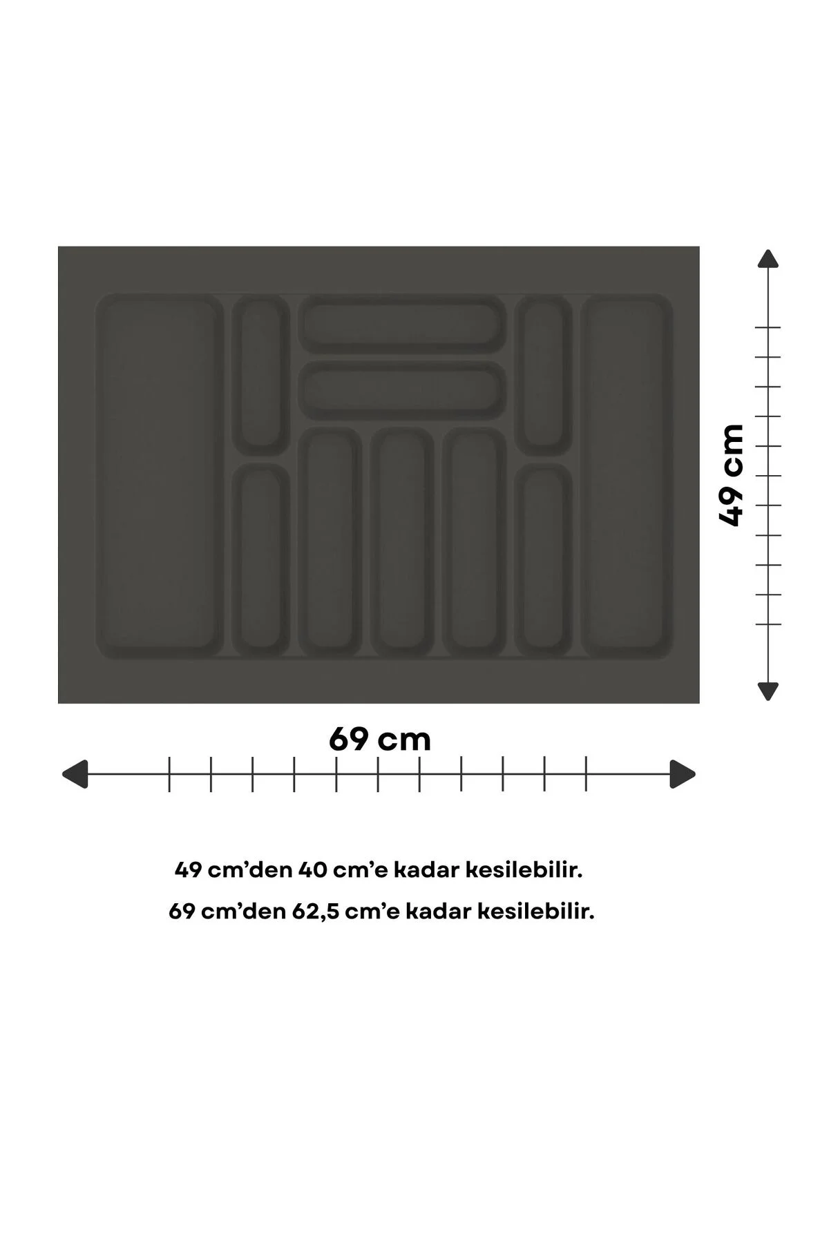 Çekmece İçi Kaşıklık, Düzenleyici, Organizatör 69 CM X 49 CM Çekmece İçi Kaşıklık, Düzenleyici, Organizatör 69 CM X 49 CM