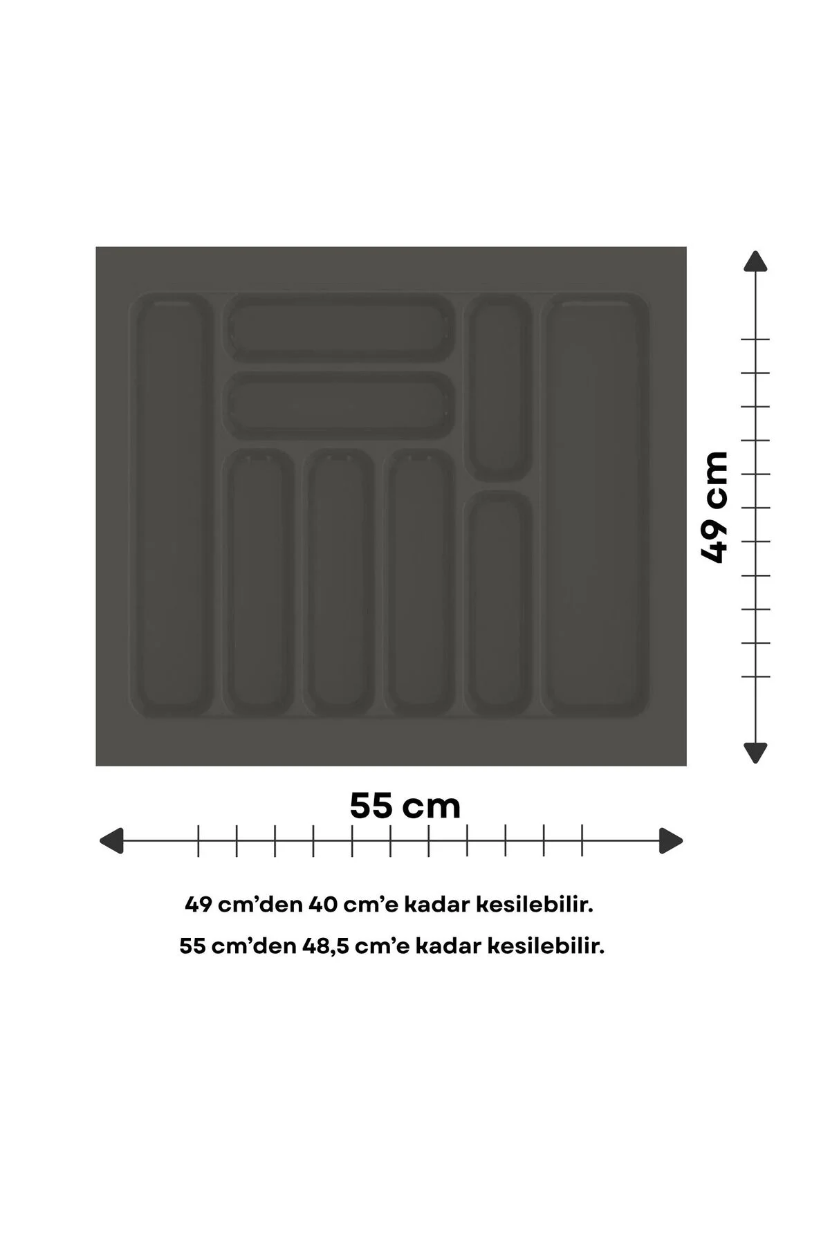 Çekmece İçi Kaşıklık, Düzenleyici, Organizatör 55 CM X 49 CM Çekmece İçi Kaşıklık, Düzenleyici, Organizatör 55 CM X 49 CM