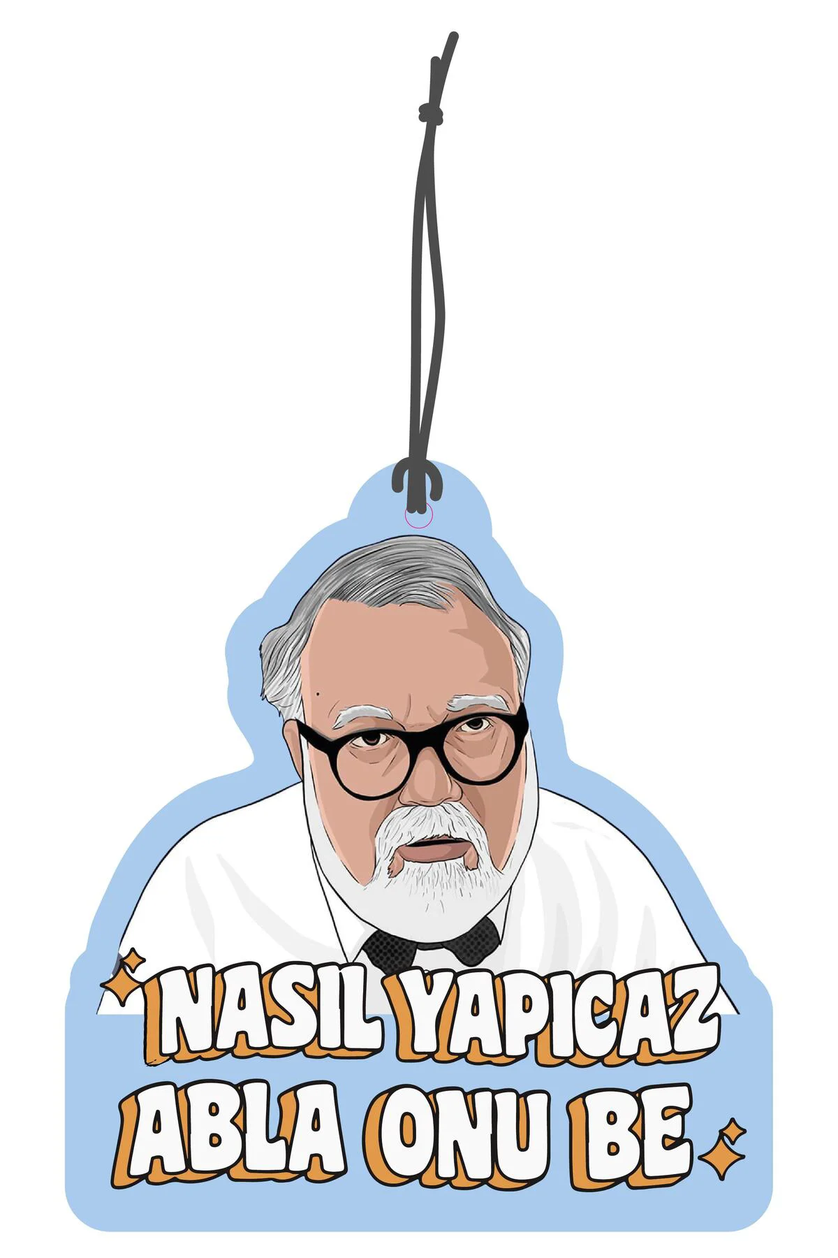 Celal Nasıl Yapıcaz Abla Onu Görselli Dekoratif Oto Kokusu ve Aks