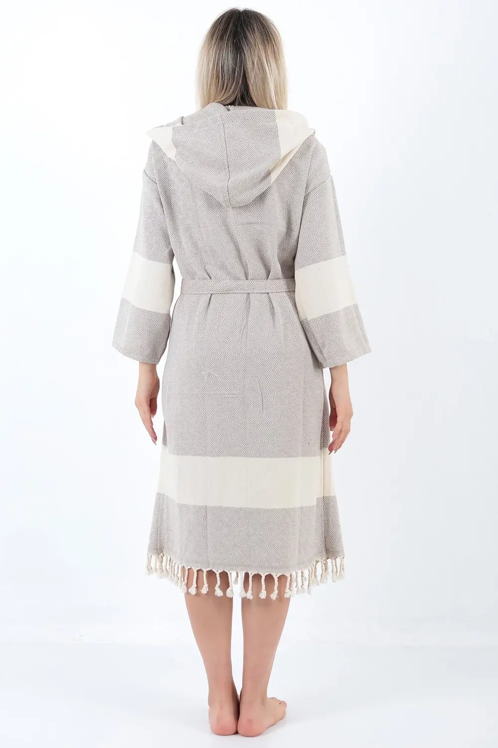 Celena Peştamal Bornoz Gri