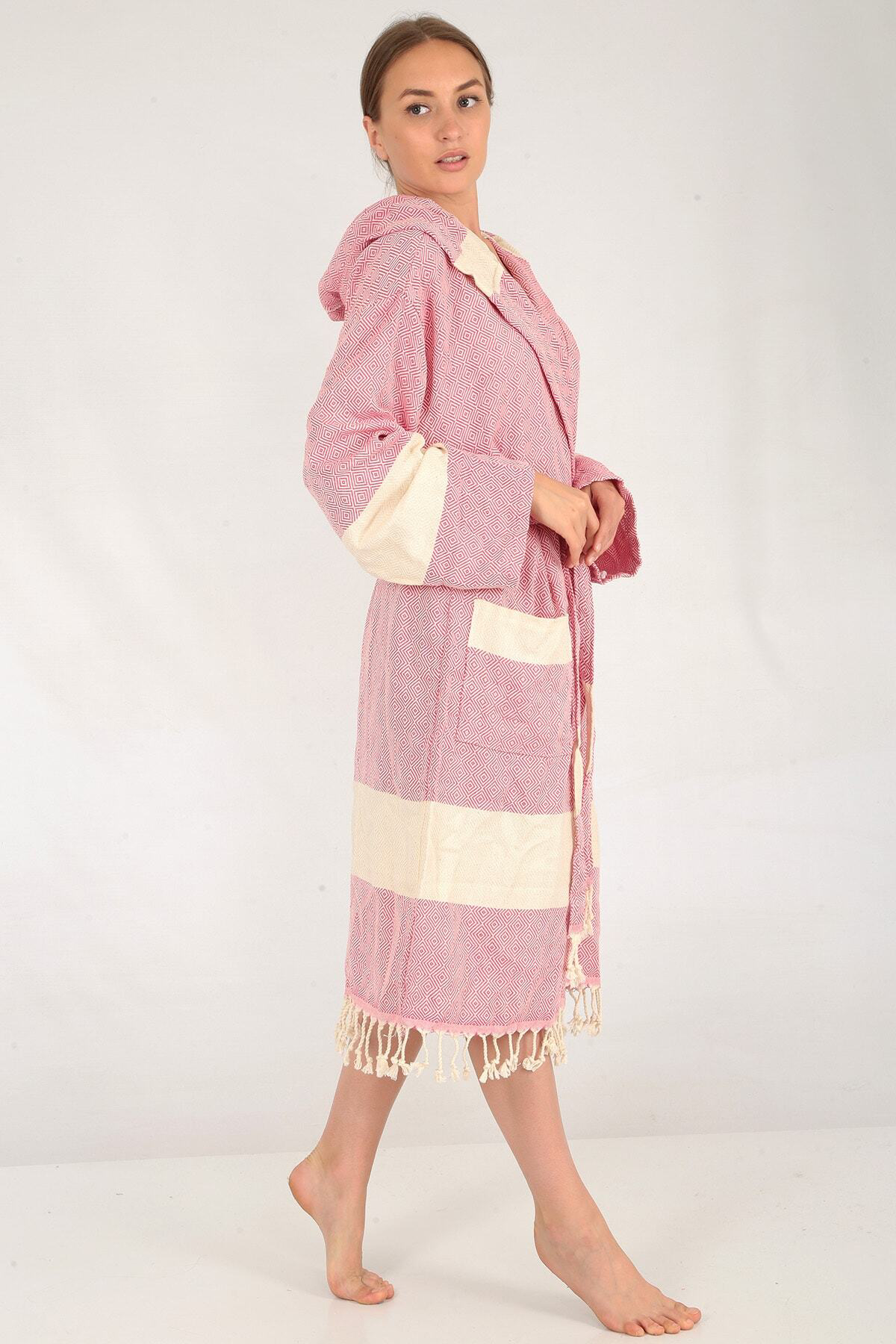 Buldan Concept Celena Peştamal Bornoz Pembe