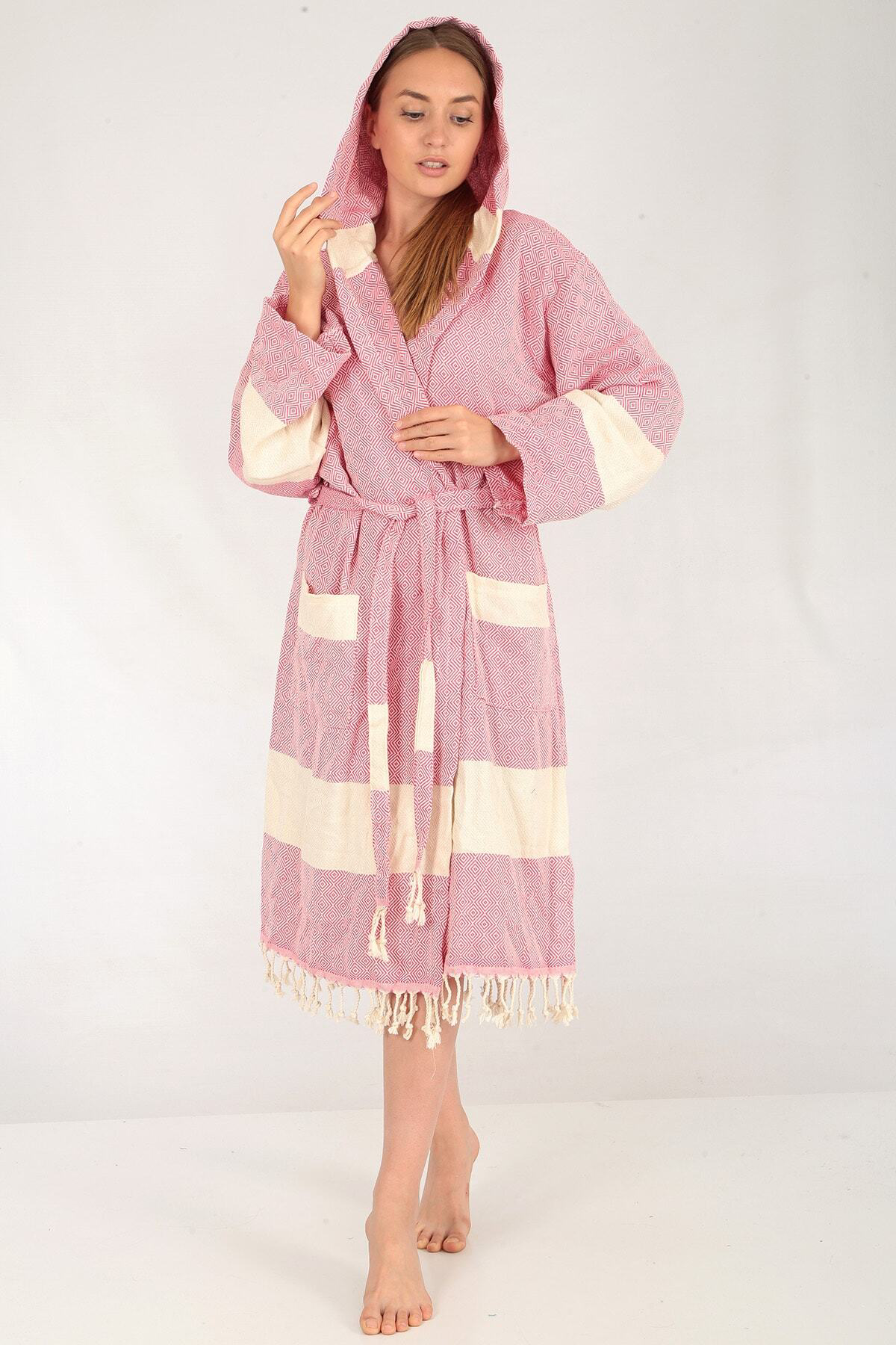 Buldan Concept Celena Peştamal Bornoz Pembe