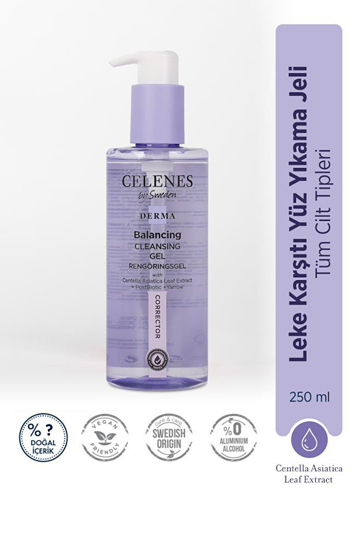 Celenes  Derma Corrector Cleasing Gel 250 Ml
