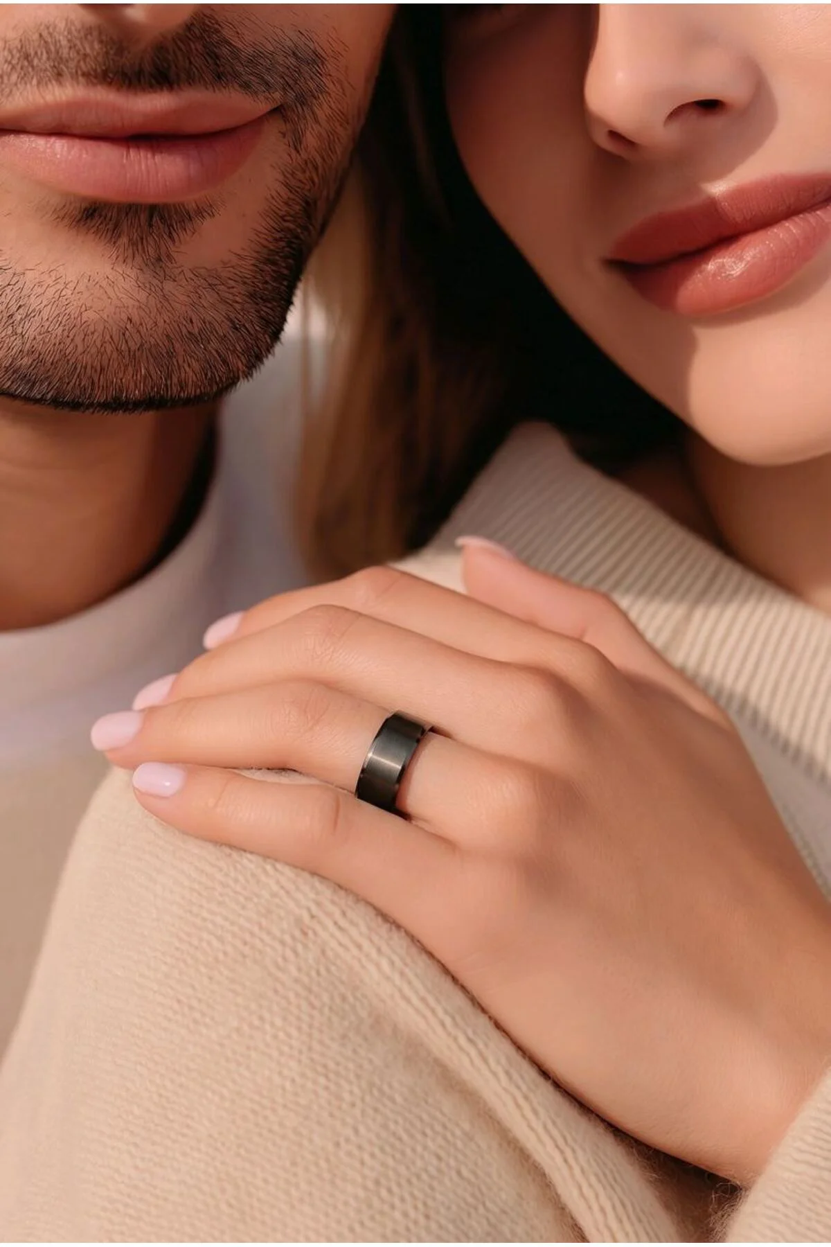 Çelik 16 Numara 8 mm Unısex Alyans Yüzük