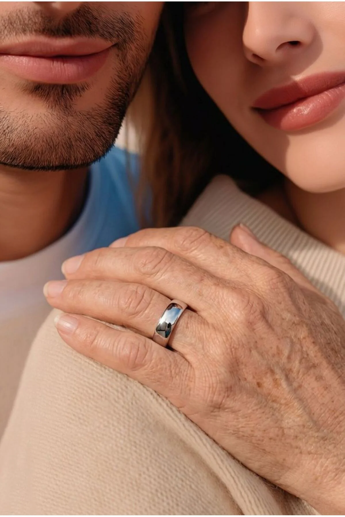 Çelik 18 Numara Unısex Alyans Yüzük