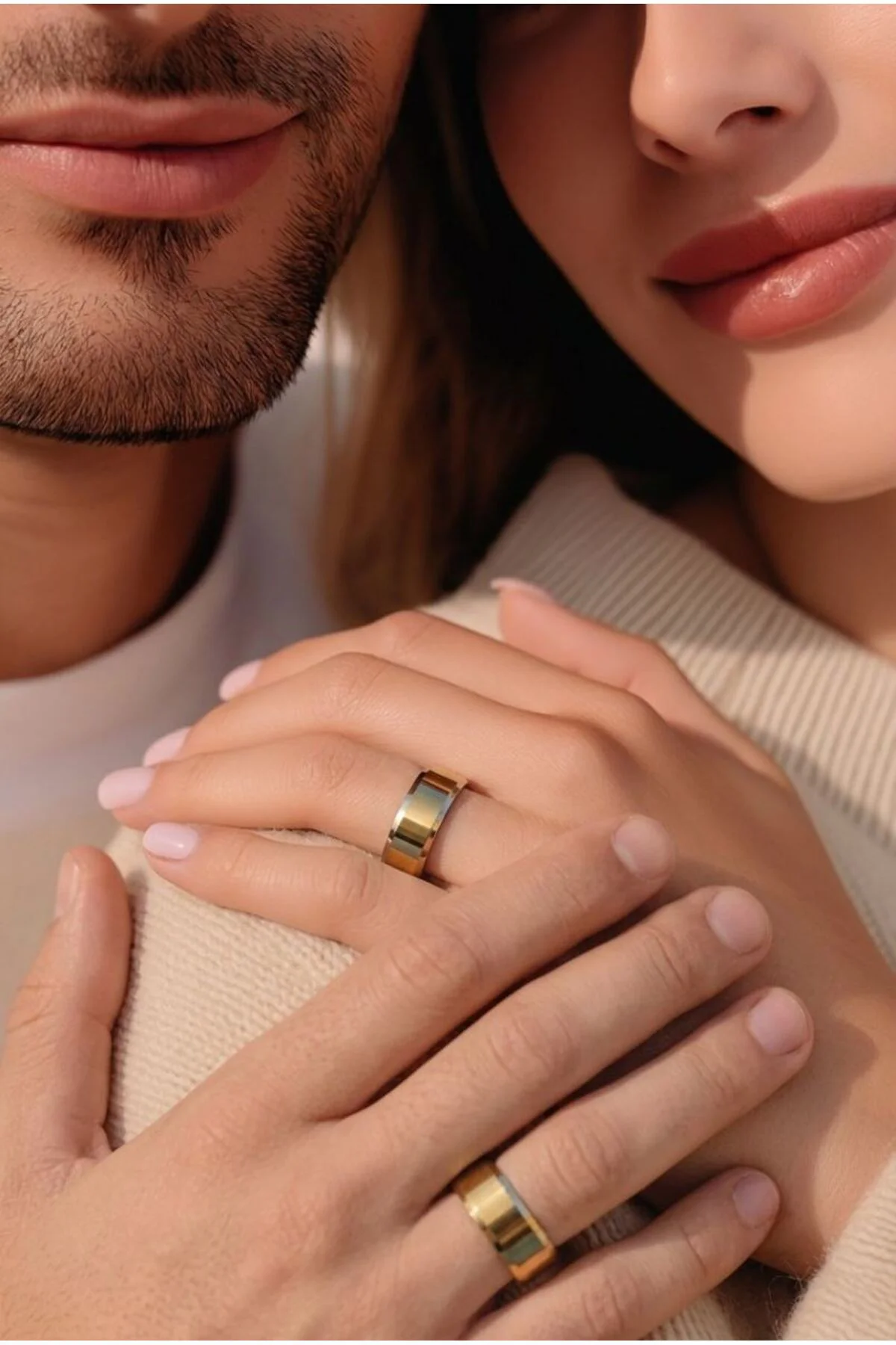 Çelik 19 Numara Unısex Alyans Yüzük