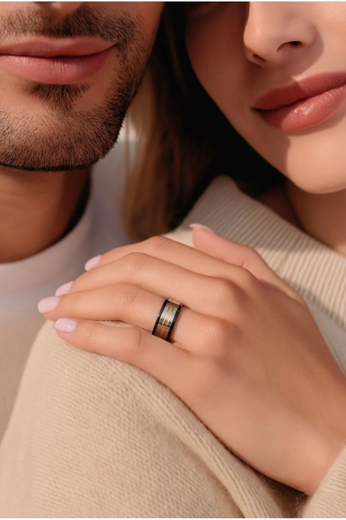 Çelik 19 Numara Unısex Alyans Yüzük