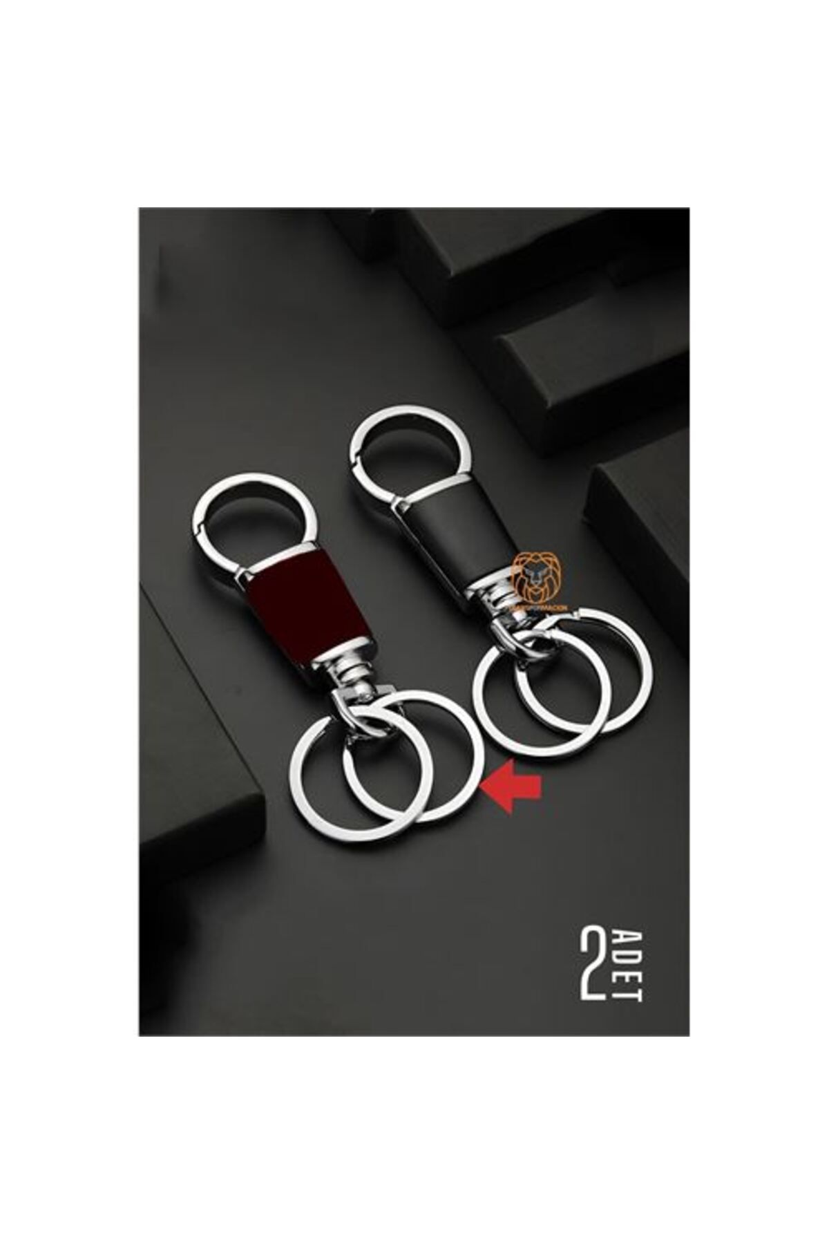 Modacar Çelik Anahtarlik 2 Adet