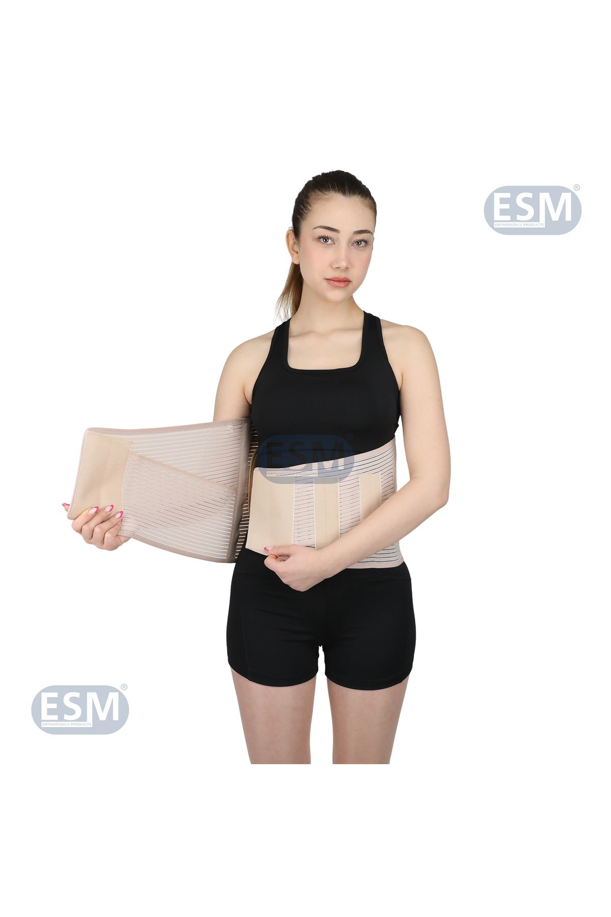 Dolphin Çelik Balenli Lumbosacral 32 Cm Ortopedik Cırtlı Small