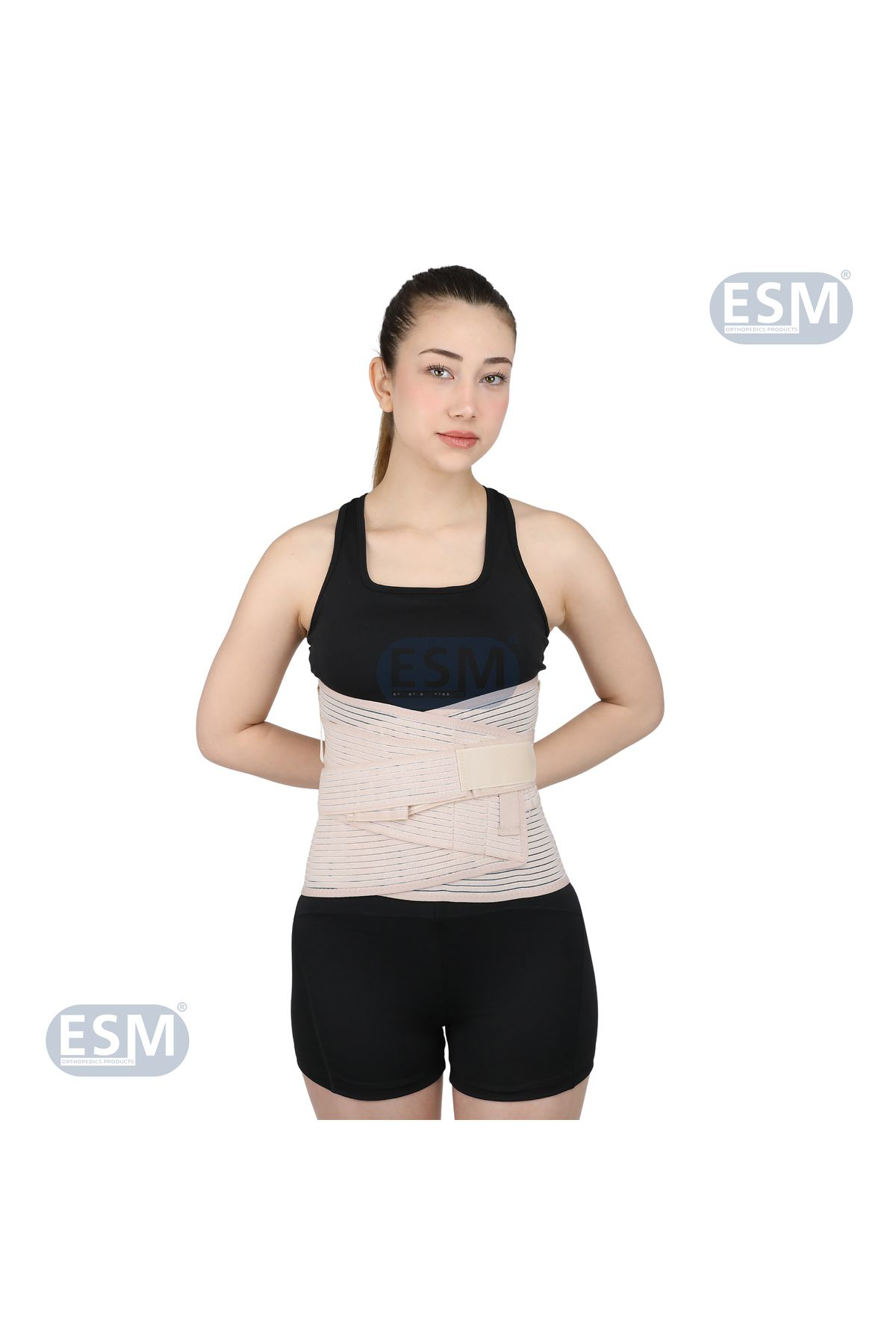 Dolphin Çelik Balenli Lumbosacral 32 Cm Ortopedik Cırtlı Small