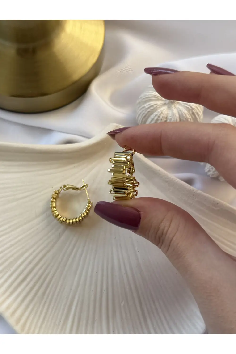 Atelier Emine Çelik Basamak Küpe