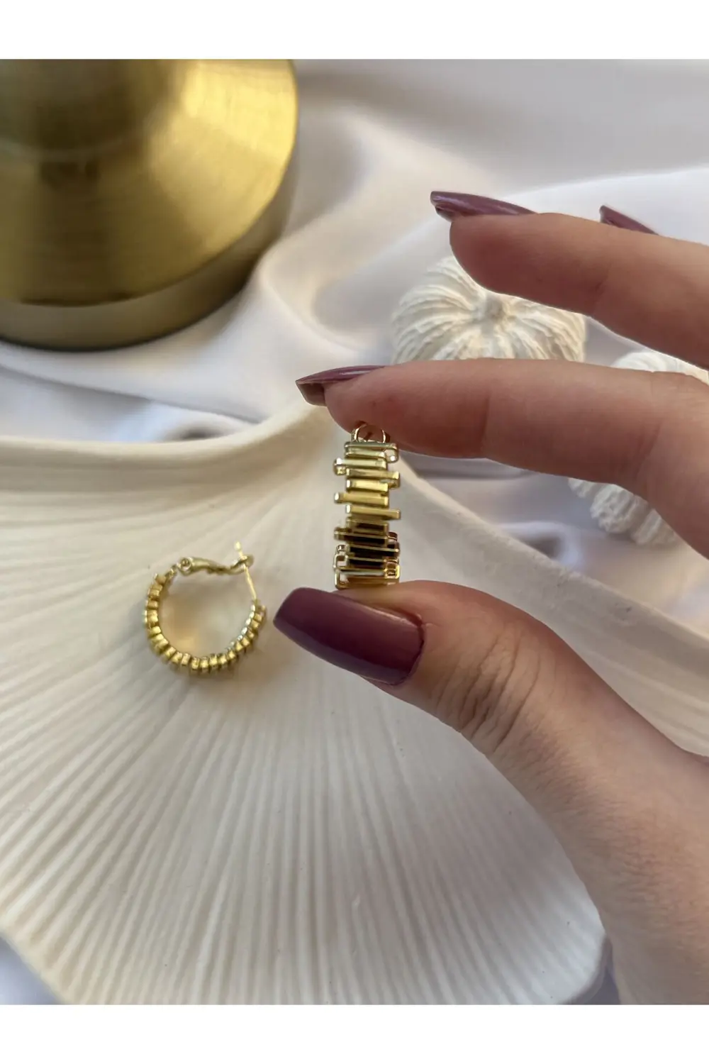 Atelier Emine Çelik Basamak Küpe