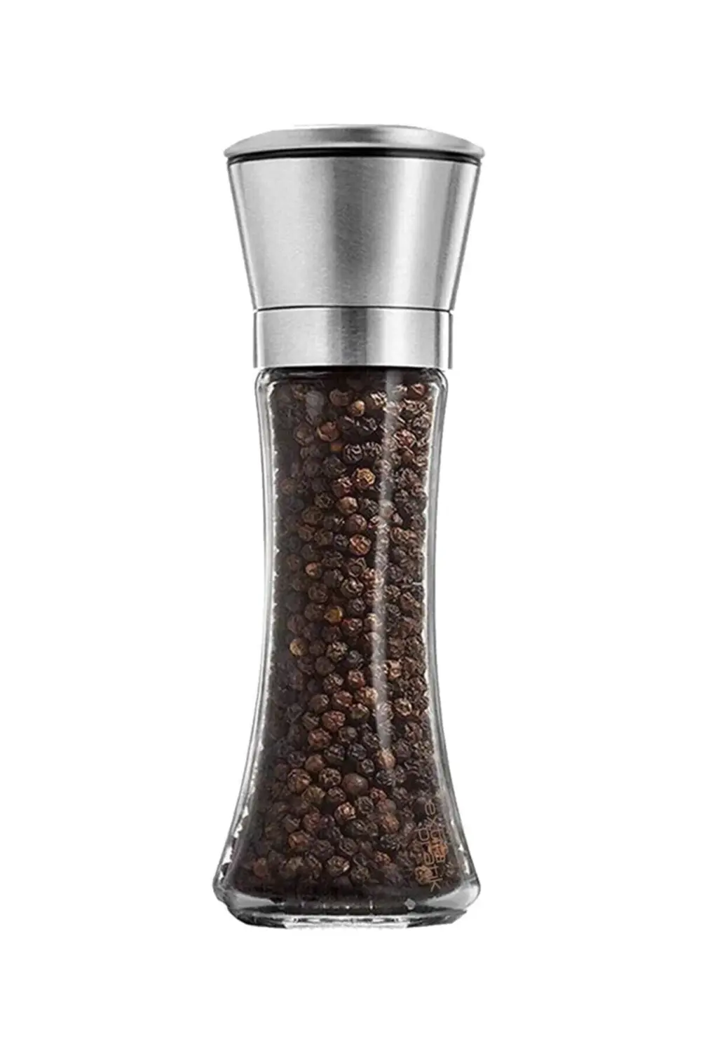 Çelik Başlıklı Seramik Bıçaklı Tuz Karabiber Baharat Öğütücü Deği
