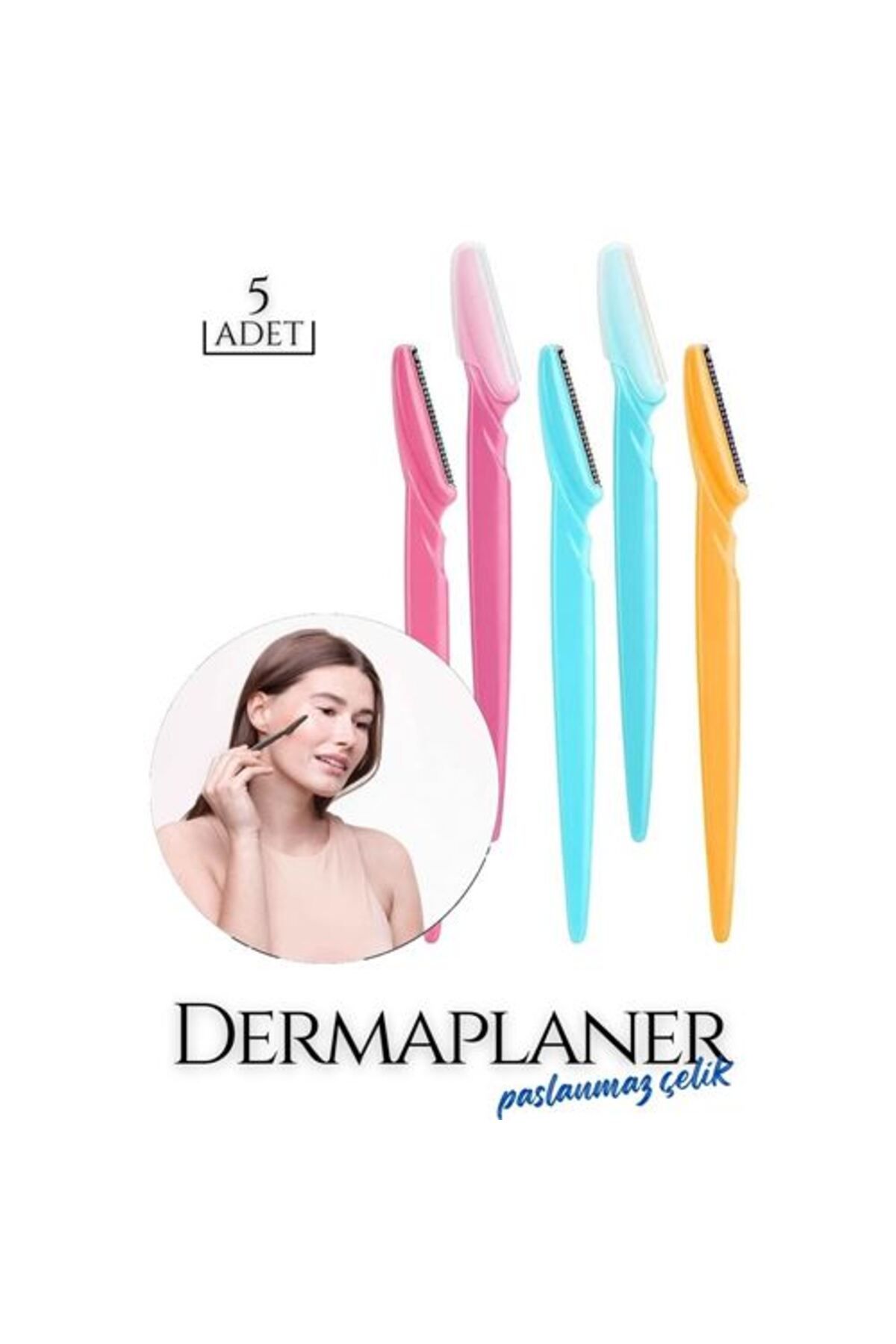 Modacar Çelik Dermaplaner Kitsch Design 5 Adet
