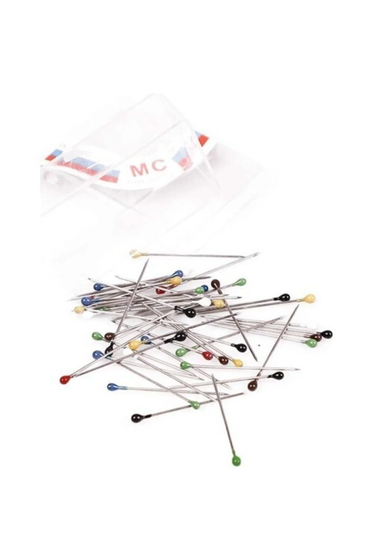 Çelik Eşarp Şal Iğnesi 250 Adet Toplu Iğne 28mm Paslanmaz Mineli 