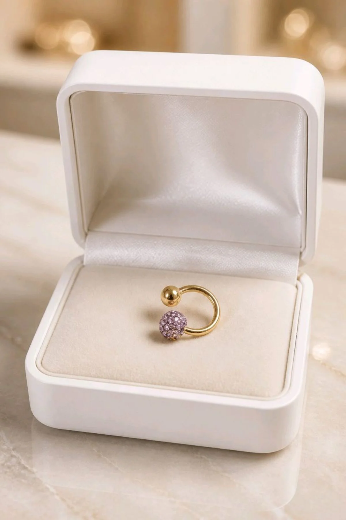 Çelik Figürlü Unisex Tragus Pırsıng