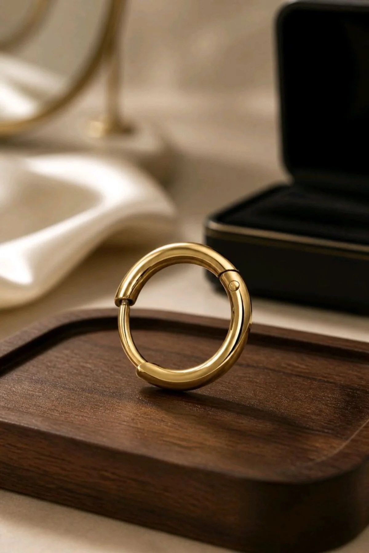 Çelik Gold Renk Tragus Pirsıng