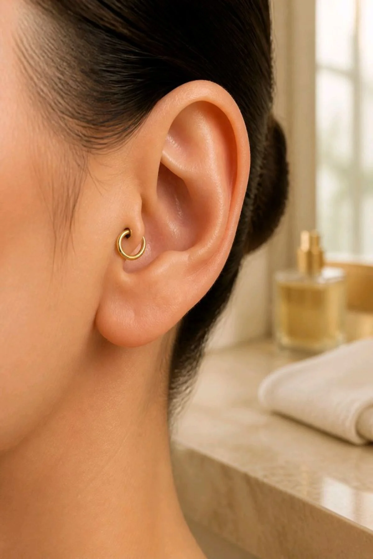 Çelik Gold Renk Tragus Pirsıng