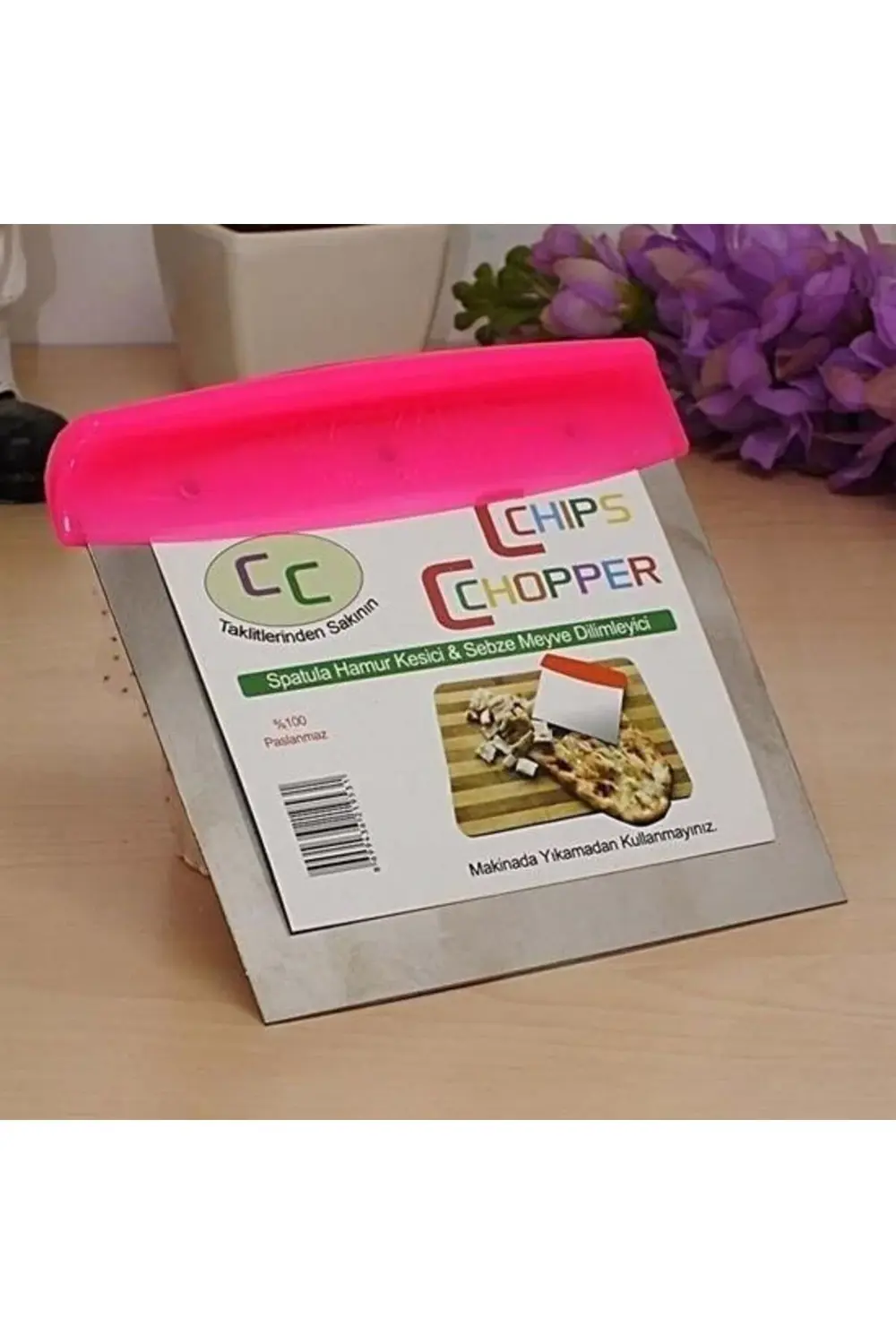 ® Çelik Hamur Kesici Kazıyıcı Pasta Kek Dekorasyon Spatula Aleti